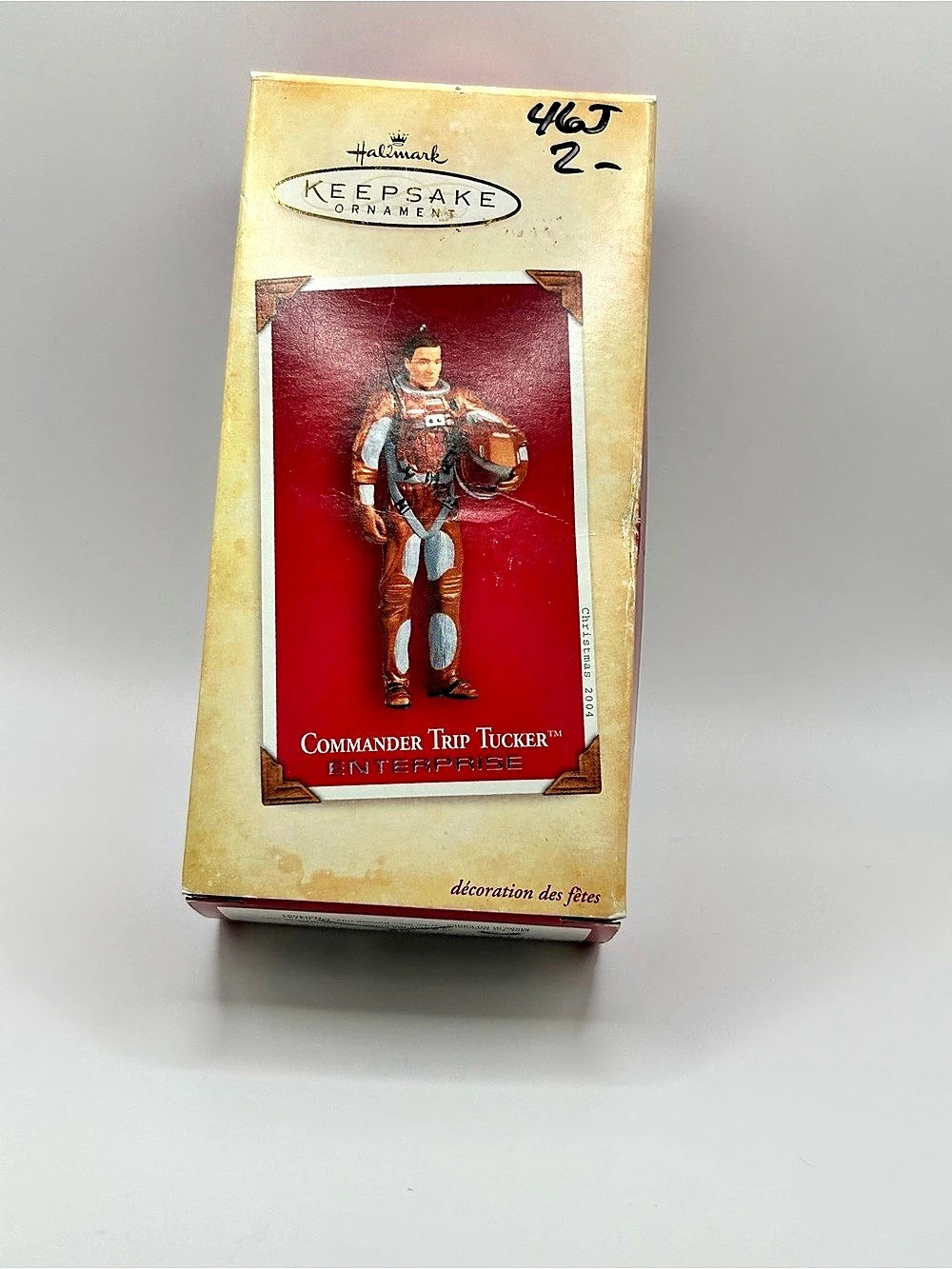 Hallmark 2004 Commander Trip Tucker Star Trek Enterprise Keepsake Ornament 2004